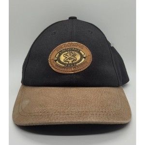 Salt Lake 2002 Olympic Winter Games Hat Black XIX Official Vintage Strapback Cap